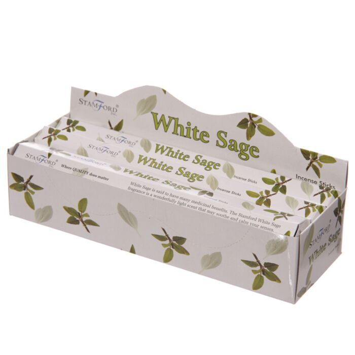 37119 Stamford Premium Hex Incense Sticks White Sage