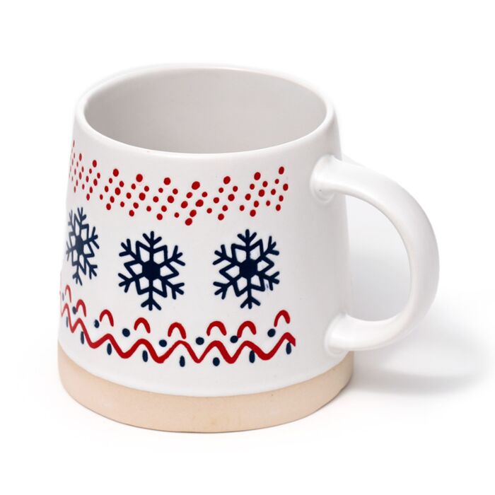 Puckator Snowflake Stoneware Mug