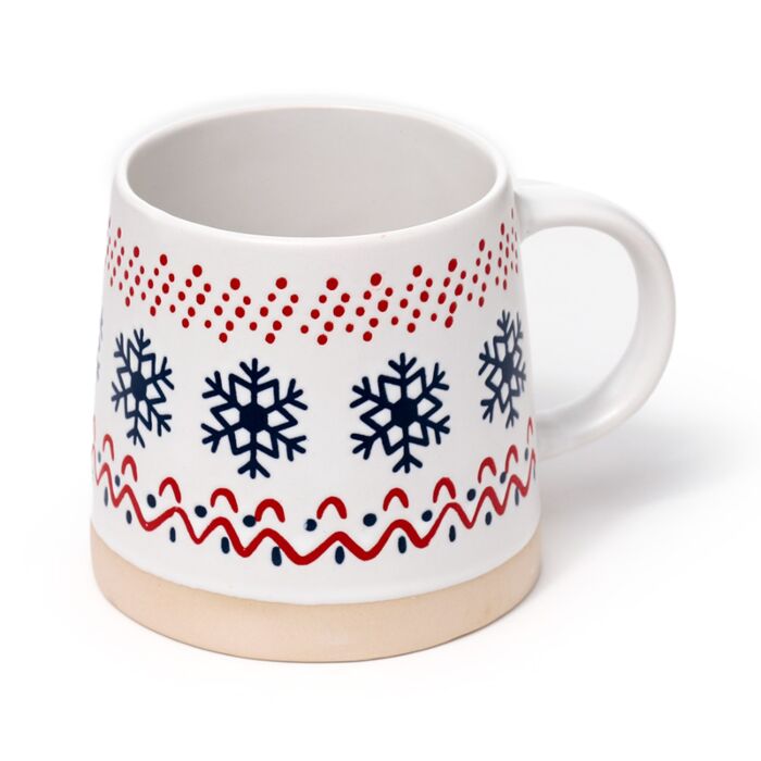 Puckator Snowflake Stoneware Mug