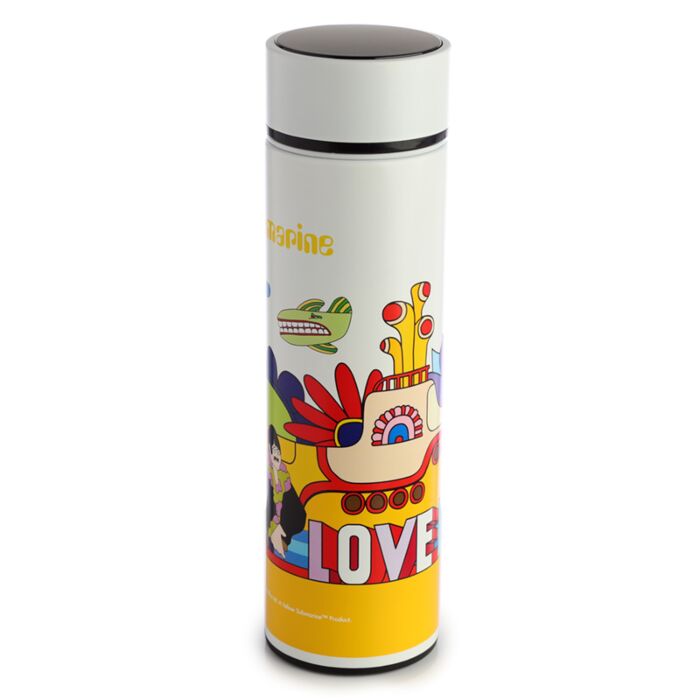 Puckator The Beatles Yellow Submarine Hot & Cold Digital Thermometer Bottle