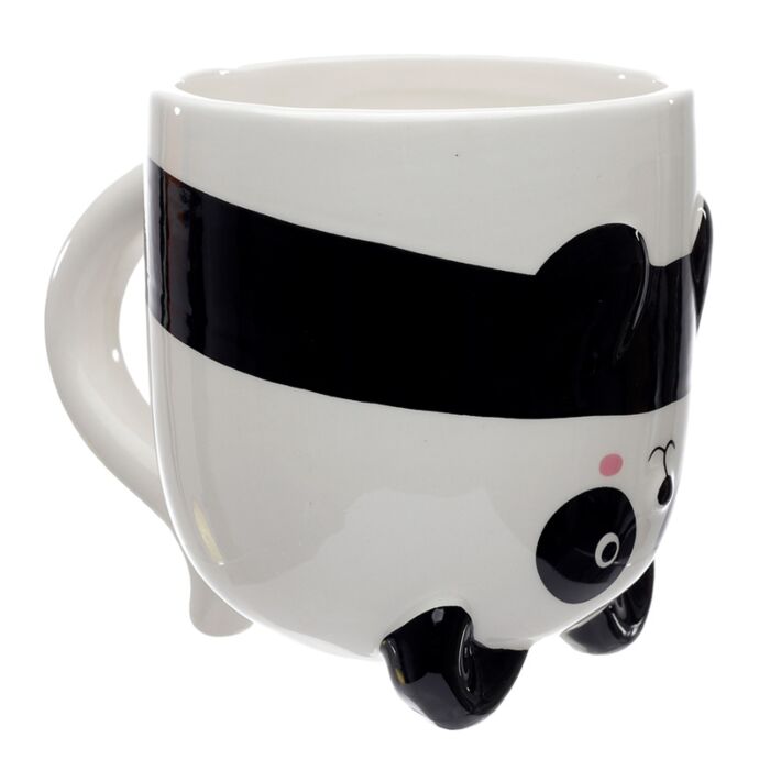 Puckator Pandarama Upside Down Ceramic Shaped Mug
