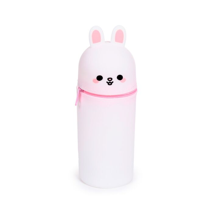 Puckator Adoramals Frances the Rabbit Silicone Upright Pencil Case
