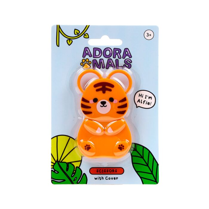 Puckator Adoramals Wild Kids Scissors in Magnetic Holder