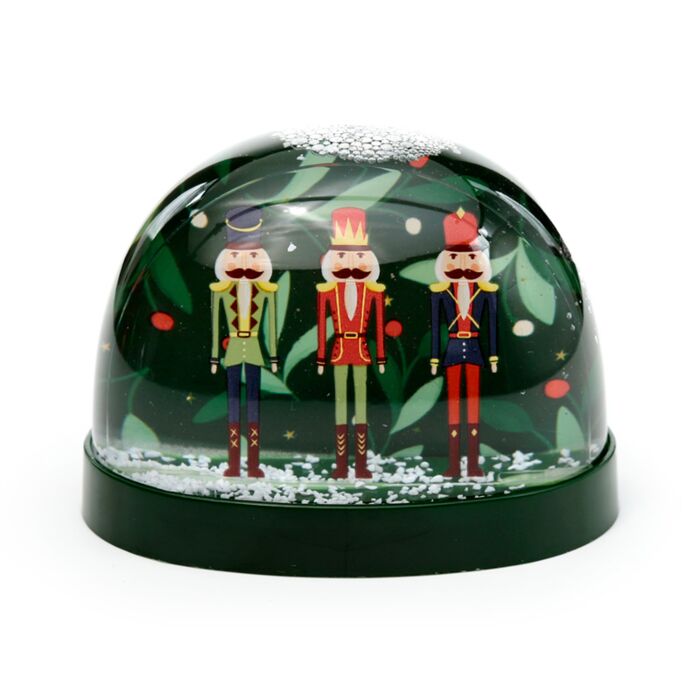 Puckator Christmas Nutcracker Large Glitter Snow Storm