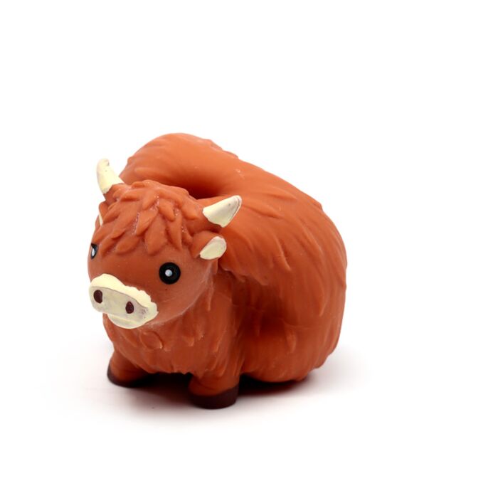 Puckator Stretchy Highland Coo Toy