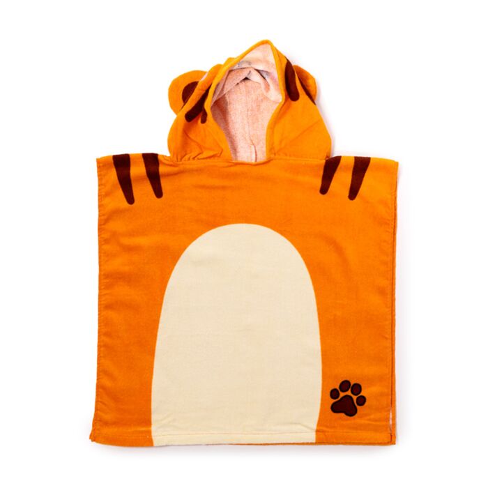 Puckator Alfie the Tiger Adoramals Kids Hooded Towel
