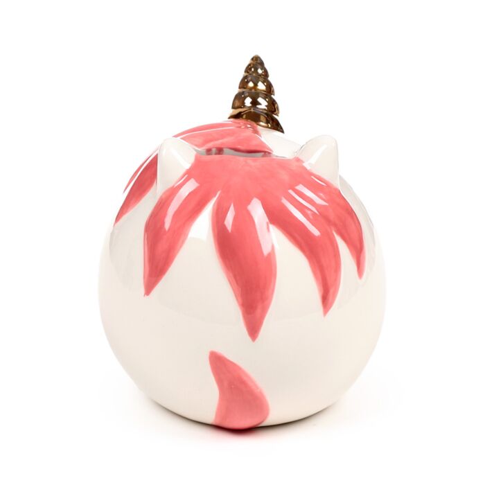 Puckator Enchanted Rainbows Unicorn White Ceramic Money Box