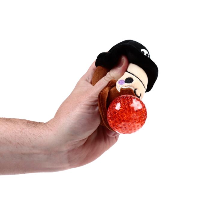 Puckator Queasy Squeezies Jolly Rogers Pirate Plush Squeezy Toy