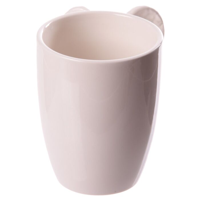 Puckator White Angel Wings Ceramic Shaped Handle Mug