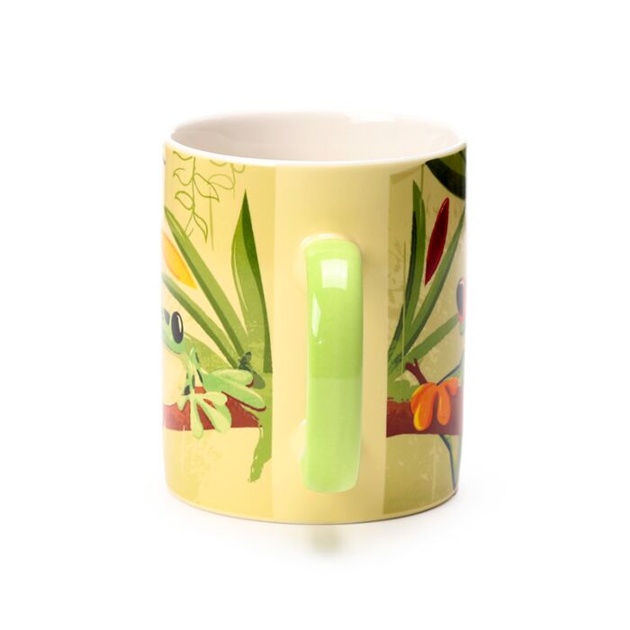 Puckator Tropical Frogs Porcelain Mug