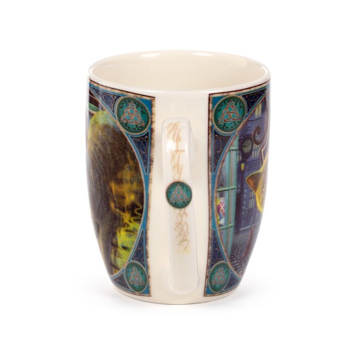 Puckator Lisa Parker Rusty Cauldron Cat Porcelain Mug