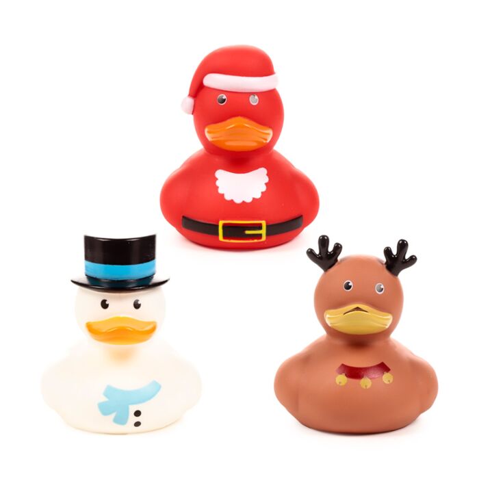 Puckator Jingle Bunch Christmas Duck Bath Time Toy