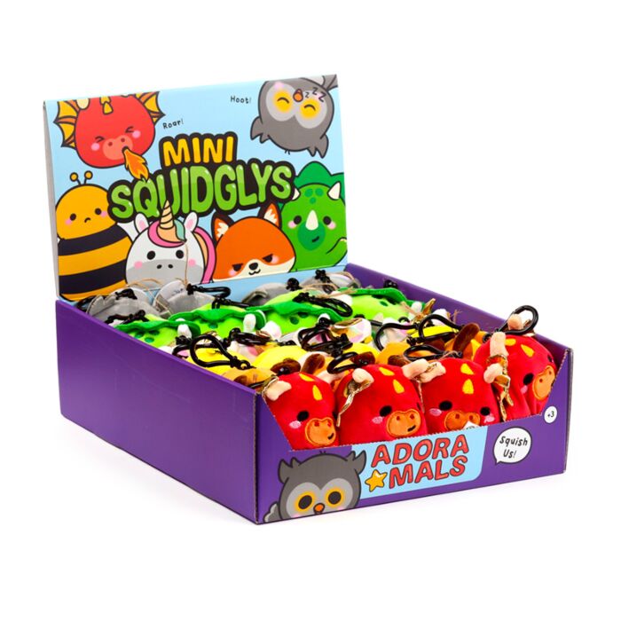 Puckator Squidglys Adoramals Plush Keyring