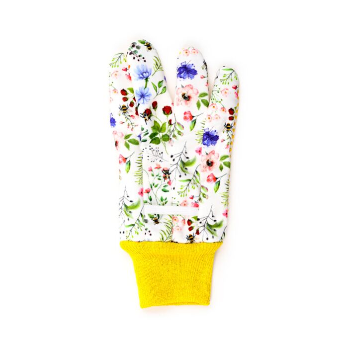 Puckator Nectar Meadows 3 Piece Trowel, Fork & Gloves Gardening Gift Set