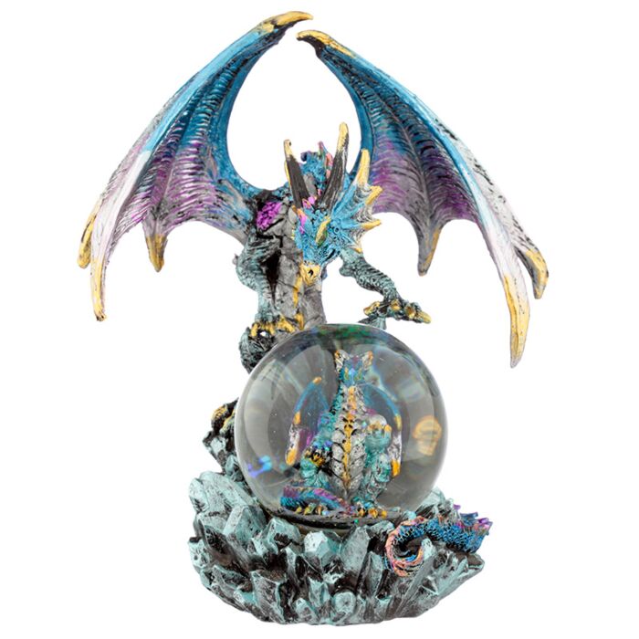 Puckator Dark Legends Crystal Orb Dragon Mother Snow Globe