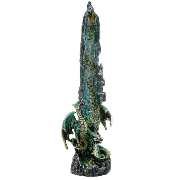 Puckator Dragon Waterfall Upright Ashcatcher Incense Stick Burner