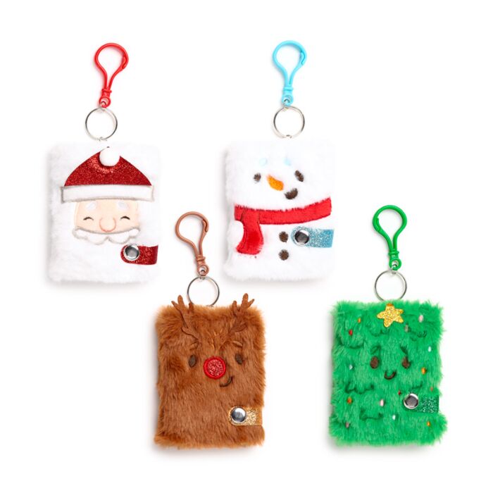 Puckator Christmas Jingle Bunch Plush A7 Mini Notepad