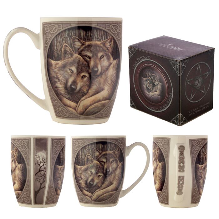Puckator Lisa Parker Loyal Companions Wolf Porcelain Mug