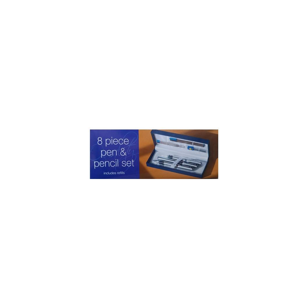 DSL 8pc Pen & Pencil Set Box (Includes Refills)