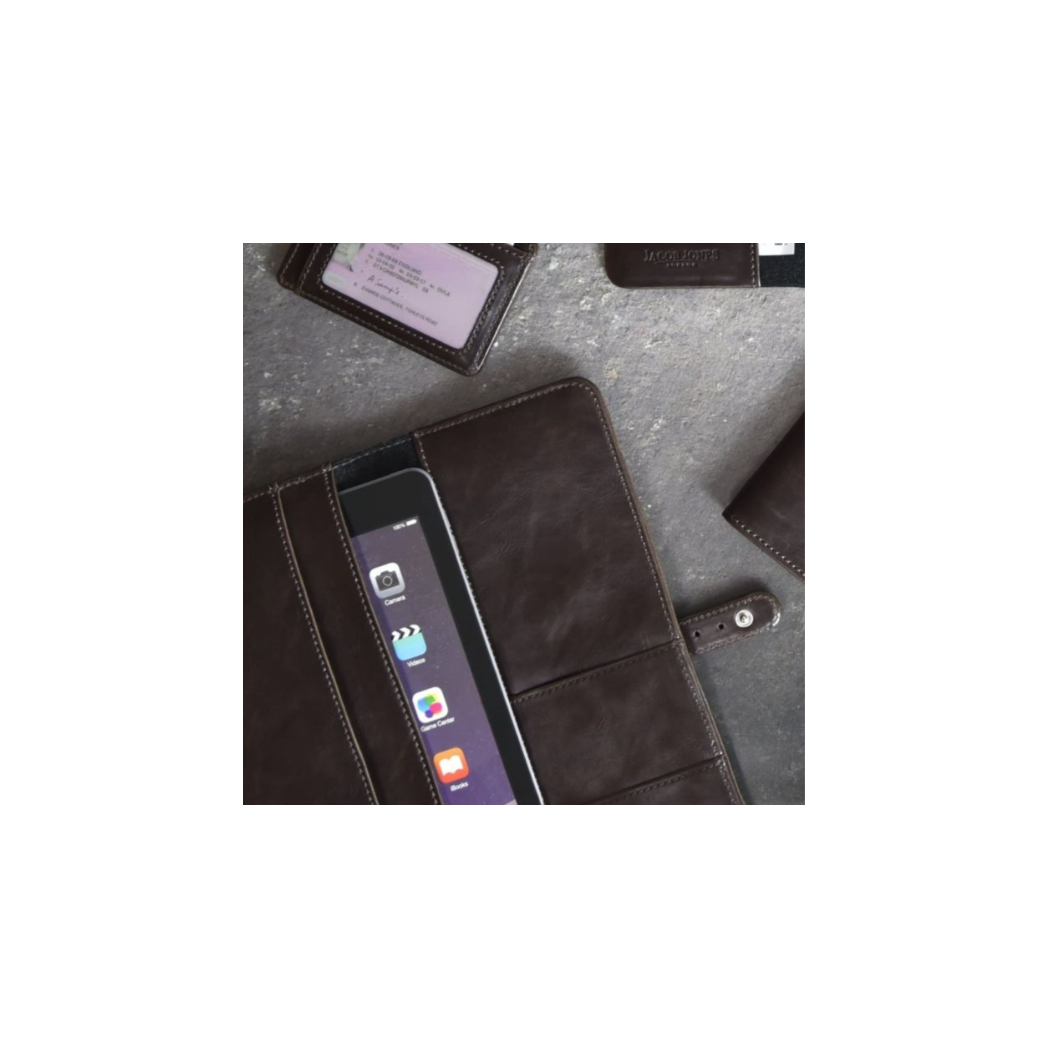 Jacob Jones Grey Tech Pocket Case Tablet & Smartphone Holder  73805